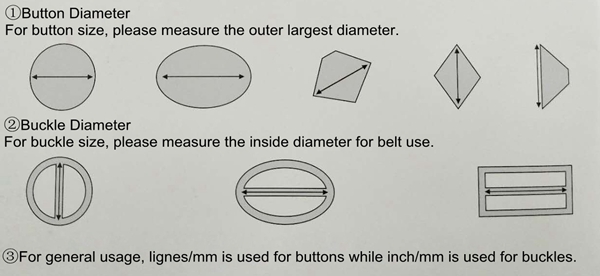 pengukuran-kancing-gesper-diameter yang benar